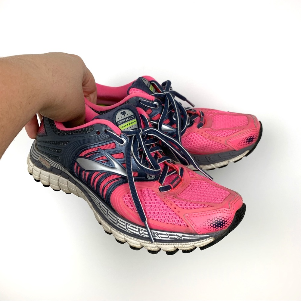 Brooks Glycerin 11 Pink/Gray Running Sneakers